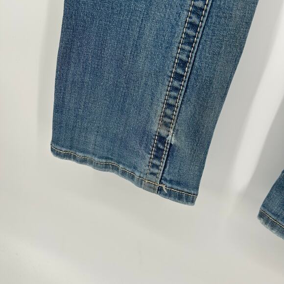VTG y2k Women's Low Rise Miss Me Medium Wash Blue Denim Bootcut Jeans MP588082 - Picture 6 of 10